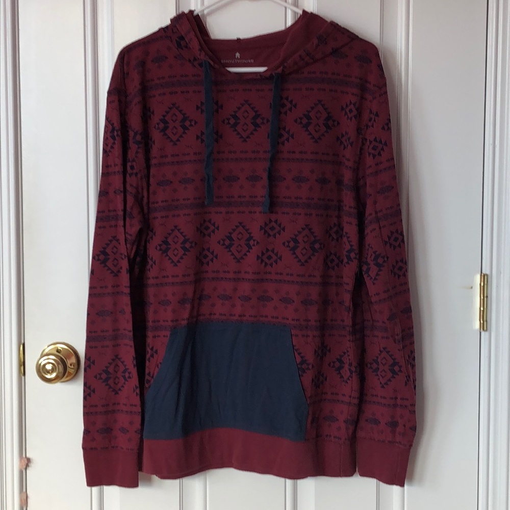 Shouthouse long sleeve hooded tee